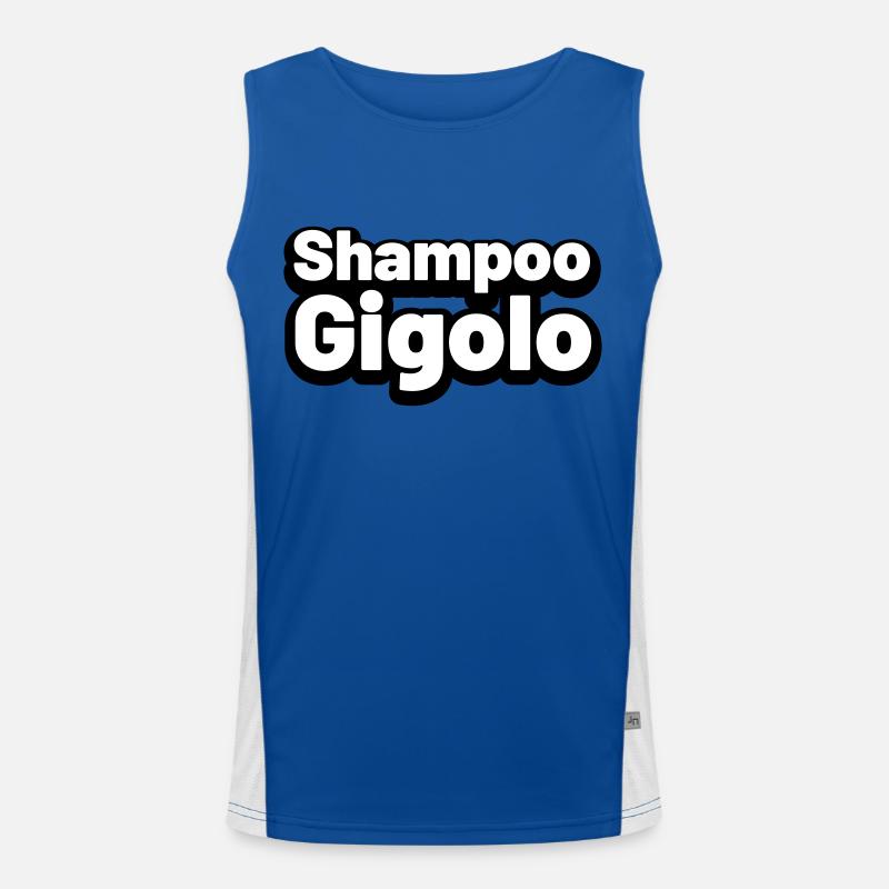 Shampooing Gigolo Débardeur respirant contrasté Homme 