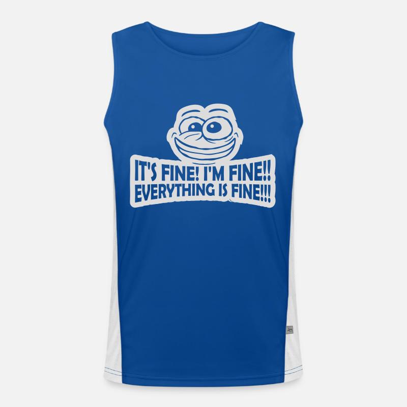 Tout va bien devis Débardeur respirant contrasté Homme 