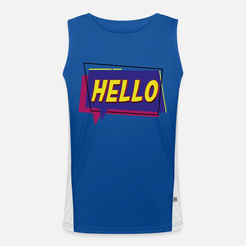 HELLO Débardeur respirant contrasté Homme 