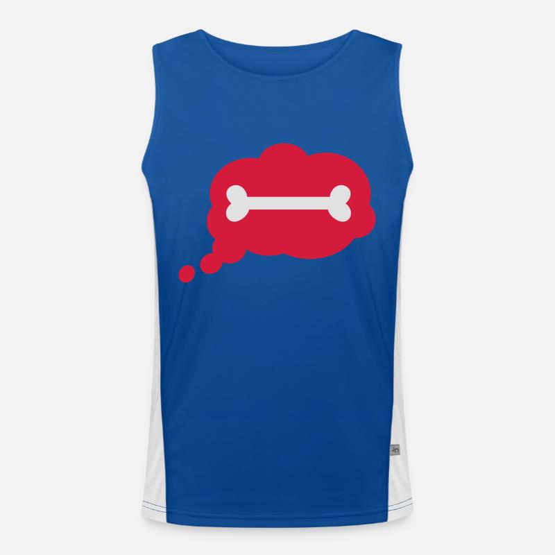 knochen_wolke__f2 Men's Functional Contrast Tank Top 