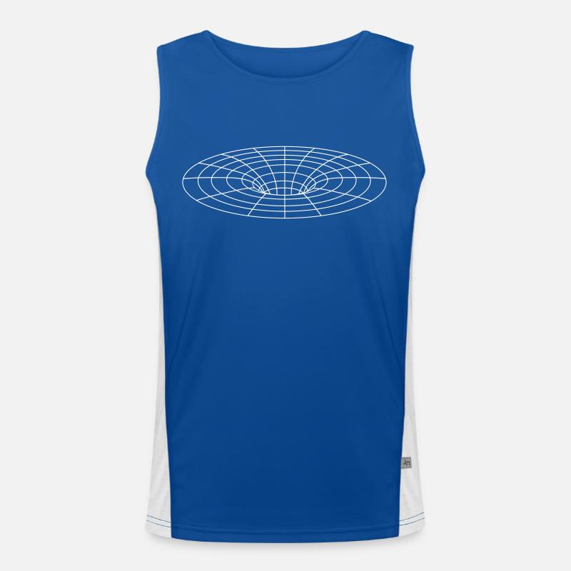 black hole Men's Functional Contrast Tank Top 