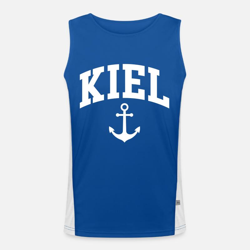 Kiel Funktionelles Kontrast-Tank Top für Männer 