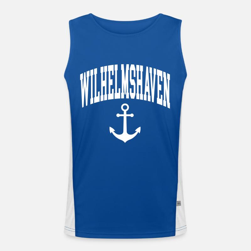 Wilhelmshaven Funktionelles Kontrast-Tank Top für Männer 