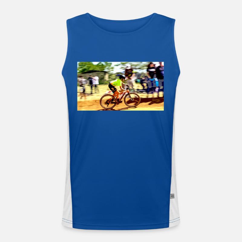 vtt descente Débardeur respirant contrasté Homme 