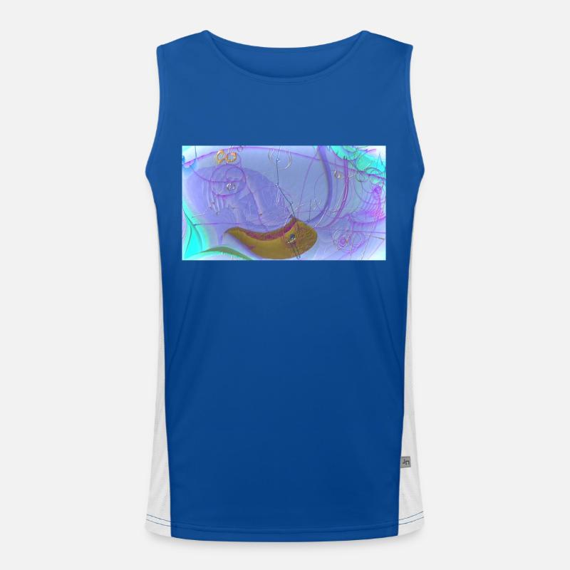 Chilli and paint Men's Functional Contrast Tank Top 