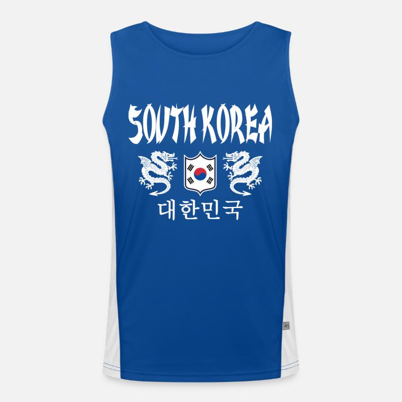 Corée du Sud Débardeur respirant contrasté Homme 