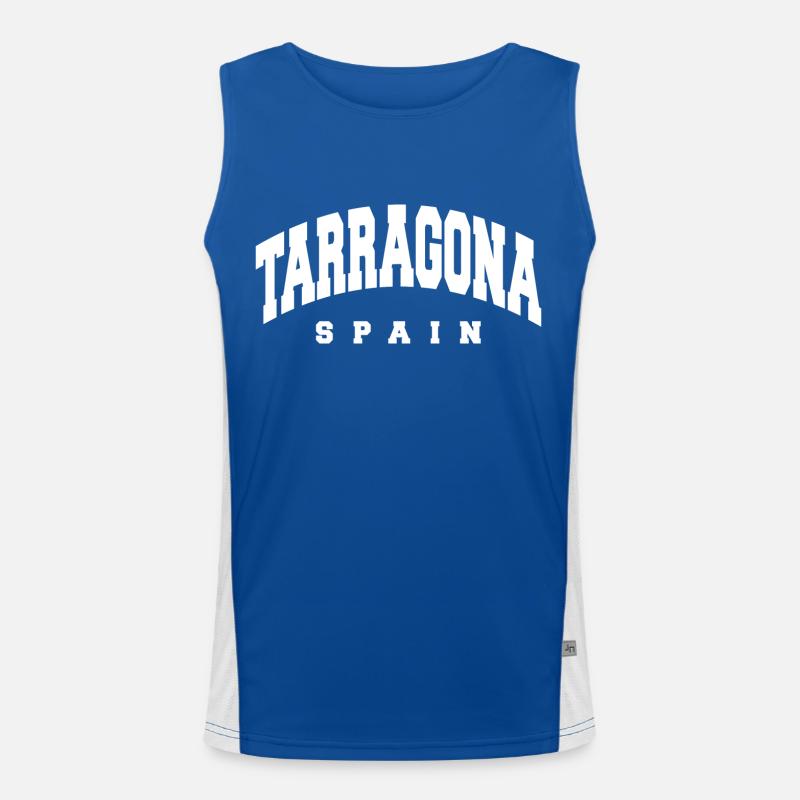 Tarragona Funktionelles Kontrast-Tank Top für Männer 