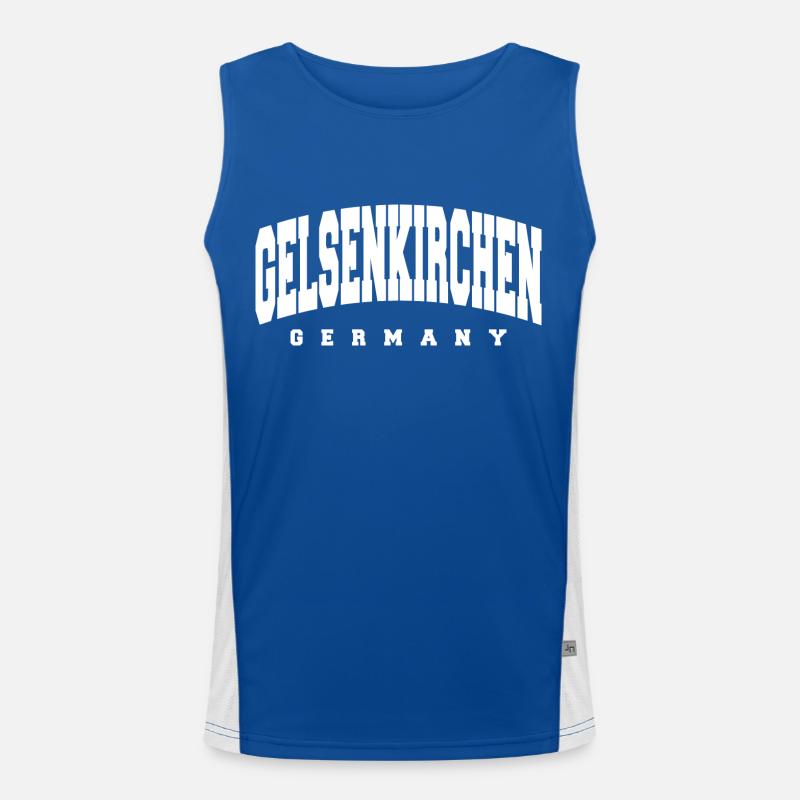 Gelsenkirchen Men's Functional Contrast Tank Top 