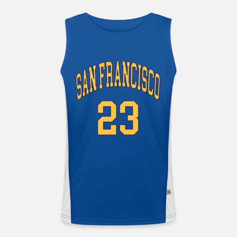 San Francisco 23 Funktionelles Kontrast-Tank Top für Männer 