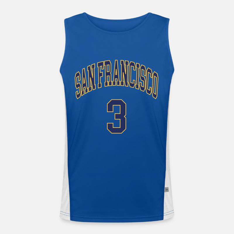 San Francisco 3 Funktionelles Kontrast-Tank Top für Männer 