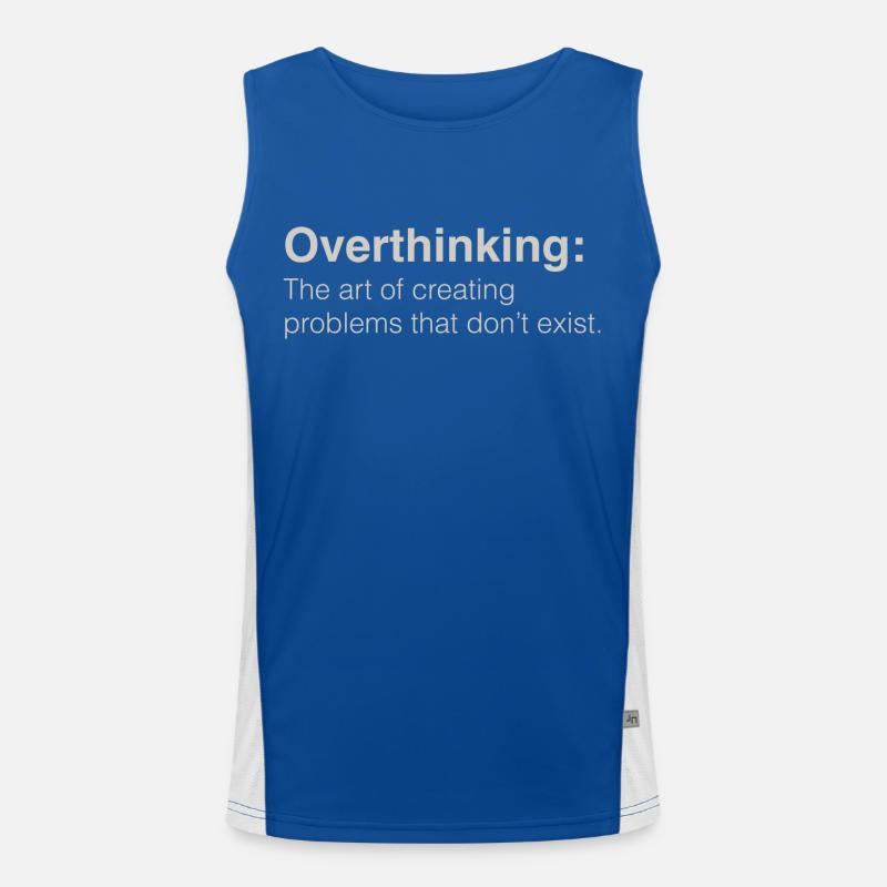 Trop réfléchir Débardeur respirant contrasté Homme 