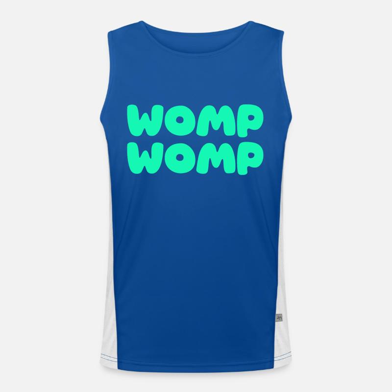 Womp Womp Grün Funktionelles Kontrast-Tank Top für Männer 