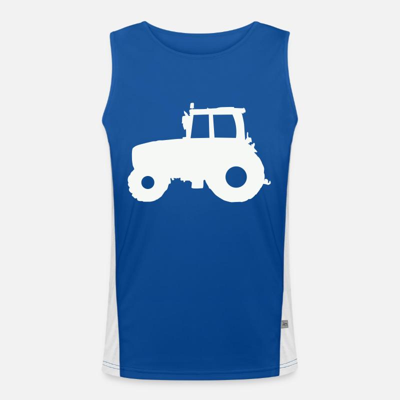 Traktor Trecker Funktionelles Kontrast-Tank Top für Männer 