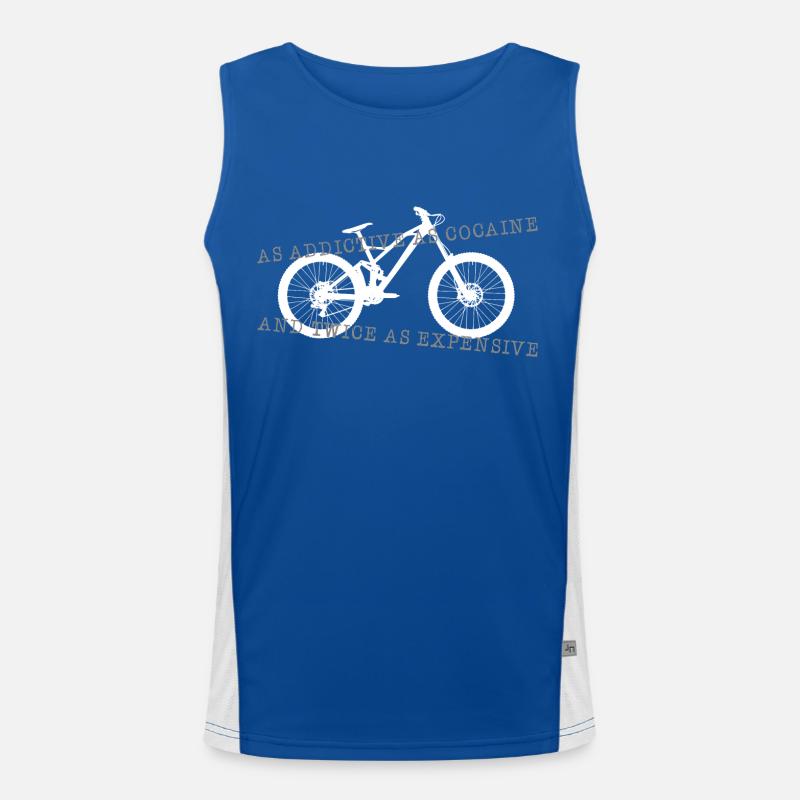 Downhill addictive Men's Functional Contrast Tank Top 