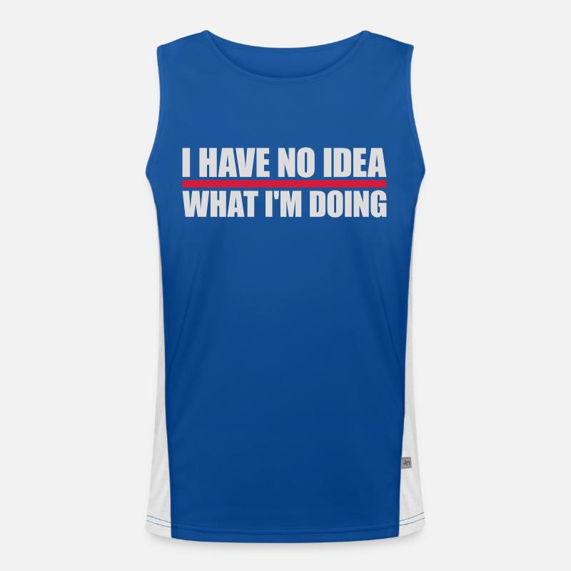 Aucune idée Débardeur respirant contrasté Homme 