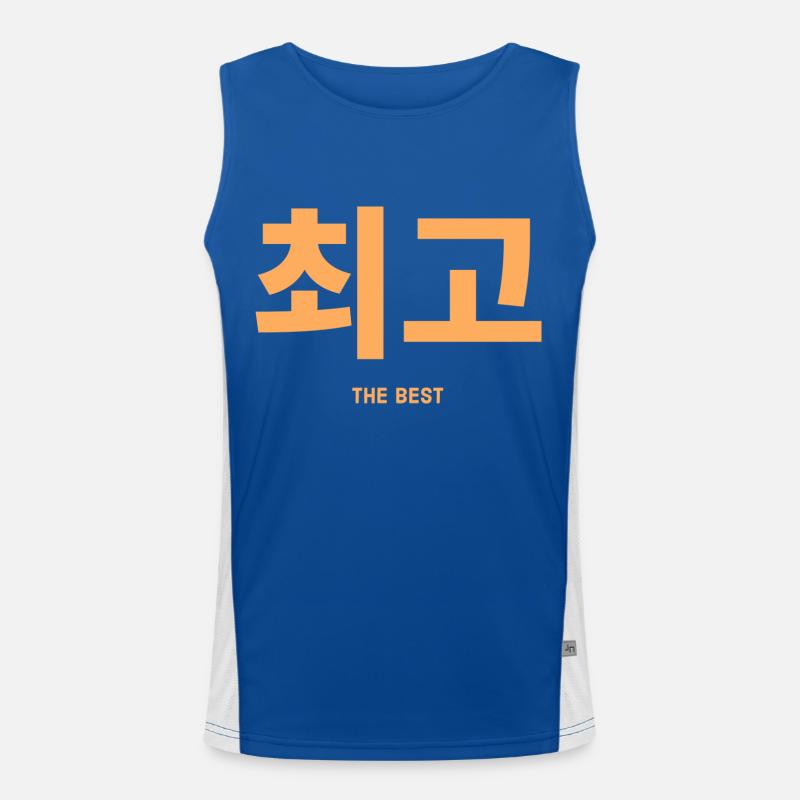 Coréen Débardeur respirant contrasté Homme 