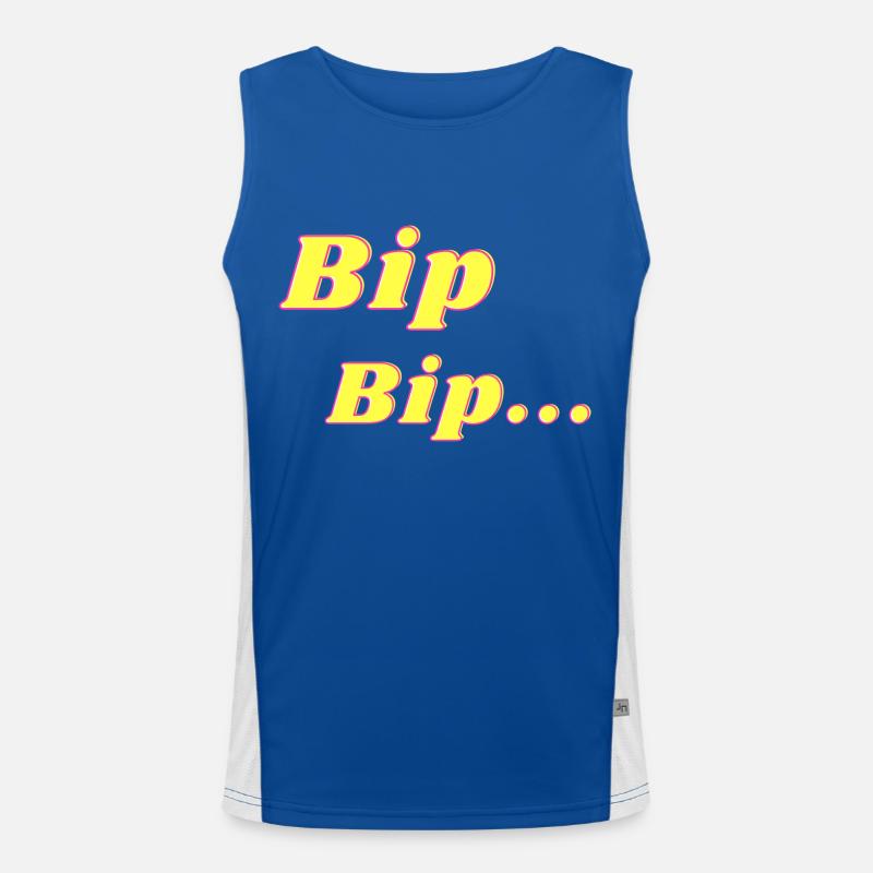 Bip Bip - Des designs amusants et originaux Débardeur respirant contrasté Homme 