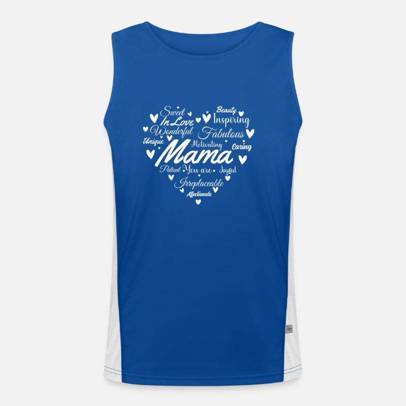 Muttertag IN WE Funktionelles Kontrast-Tank Top für Männer 