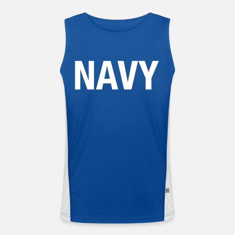 NAVY Men's Functional Contrast Tank Top 