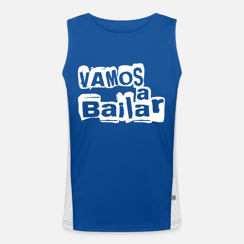 Vamos a bailar - Chemise de danse Débardeur respirant contrasté Homme 