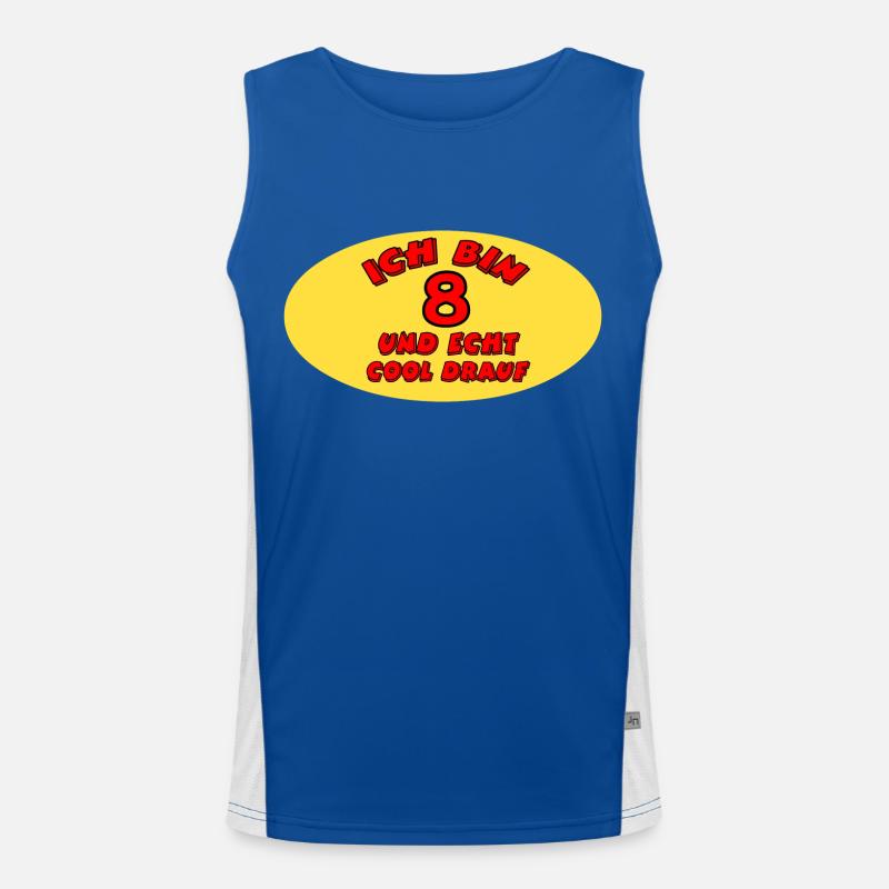 Geburtstag Funktionelles Kontrast-Tank Top für Männer 