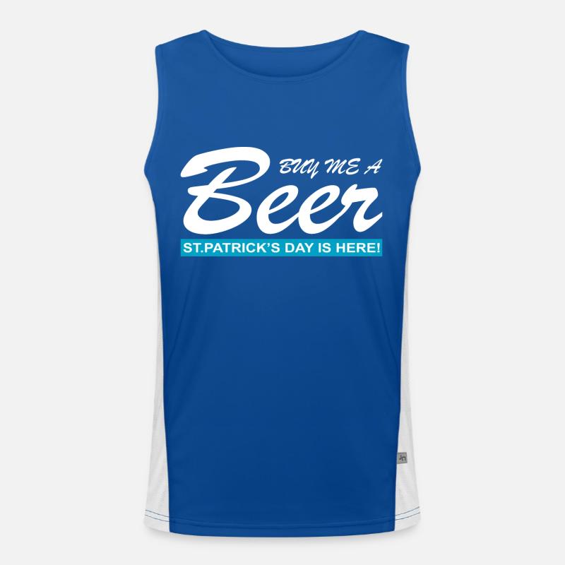 Bier Wein Whiskey Schnaps Alkohol Funktionelles Kontrast-Tank Top für Männer 