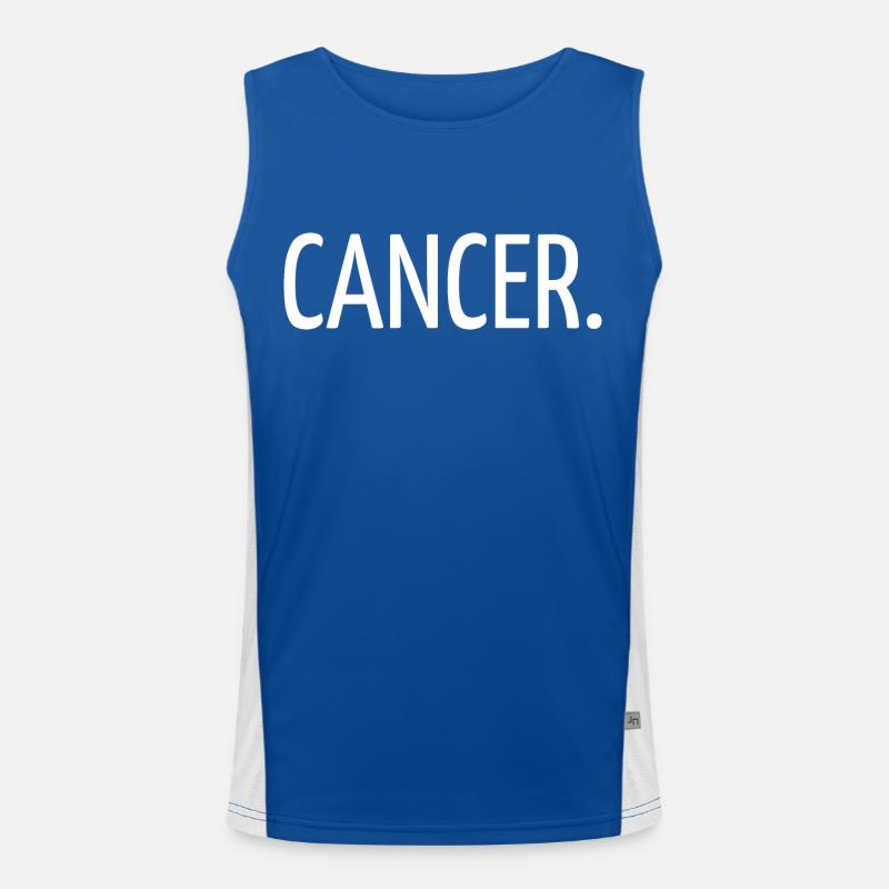 Cancer Débardeur respirant contrasté Homme 