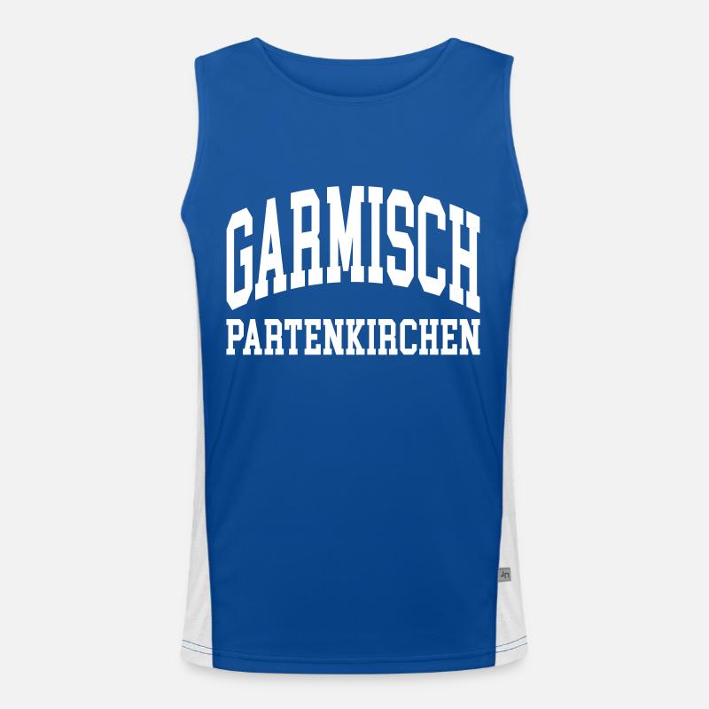 Garmisch-Partenkirchen Débardeur respirant contrasté Homme 