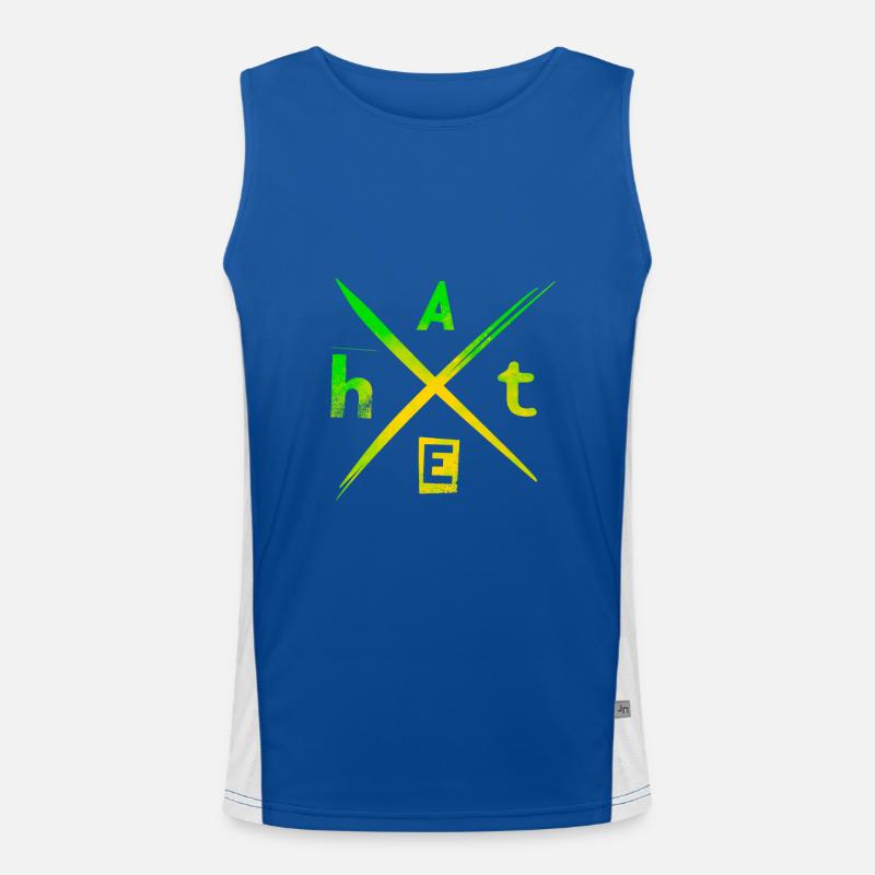 H A T E hate Débardeur respirant contrasté Homme 