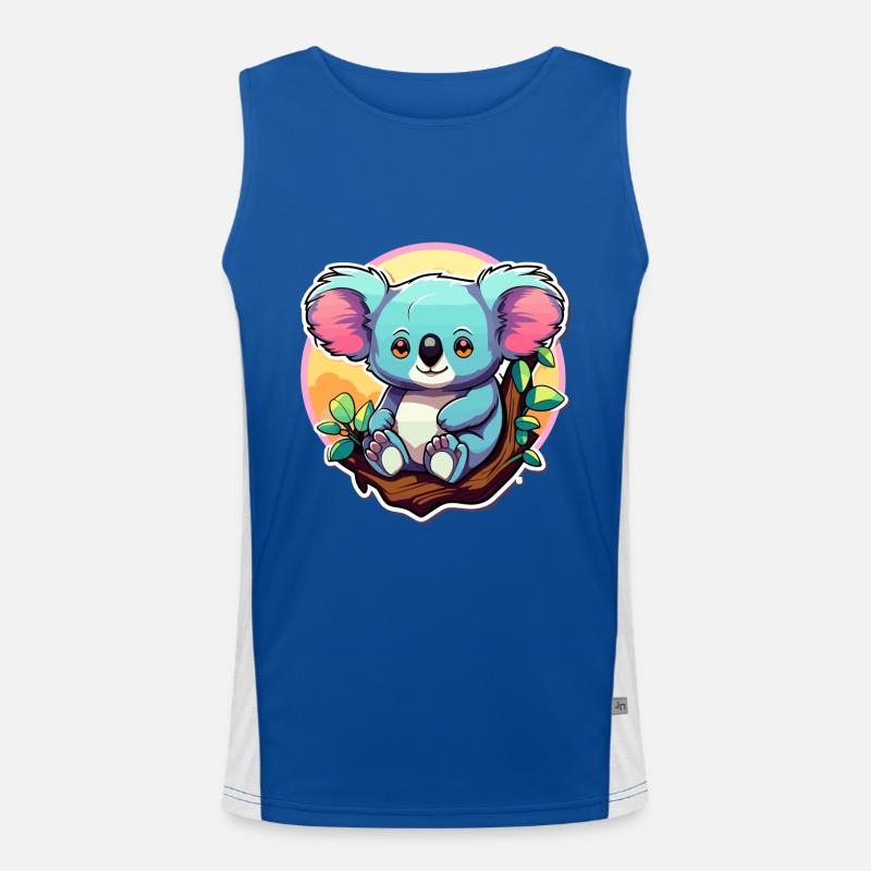 Dessin de koala Débardeur respirant contrasté Homme 