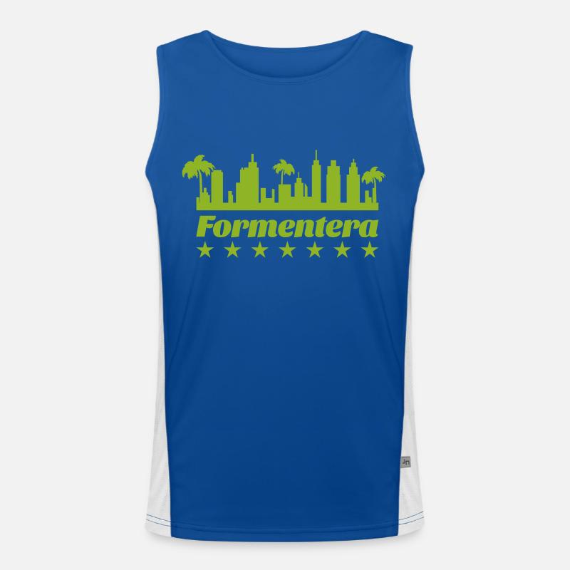 formentera Funktionelles Kontrast-Tank Top für Männer 