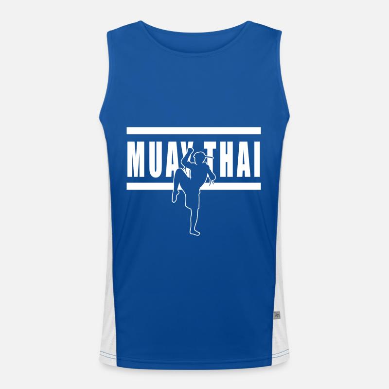 Muay Thai Funktionelles Kontrast-Tank Top für Männer 