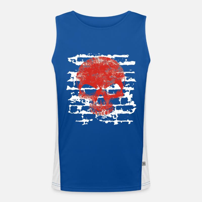 Skull Men's Functional Contrast Tank Top 