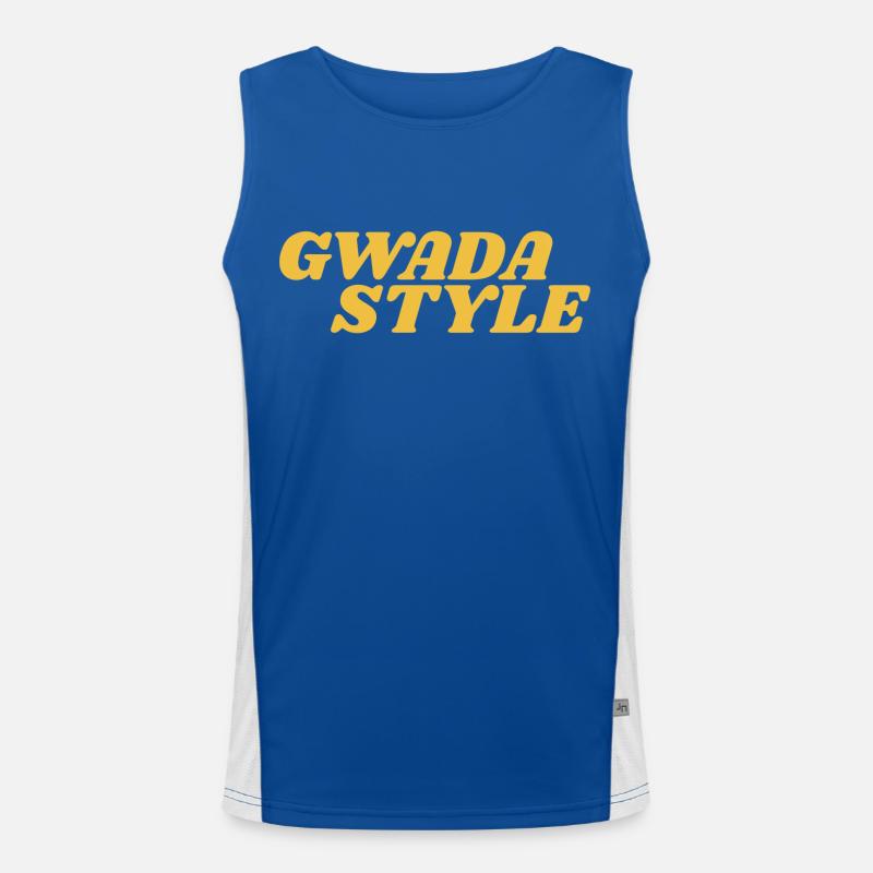 Gwada-Stil Funktionelles Kontrast-Tank Top für Männer 