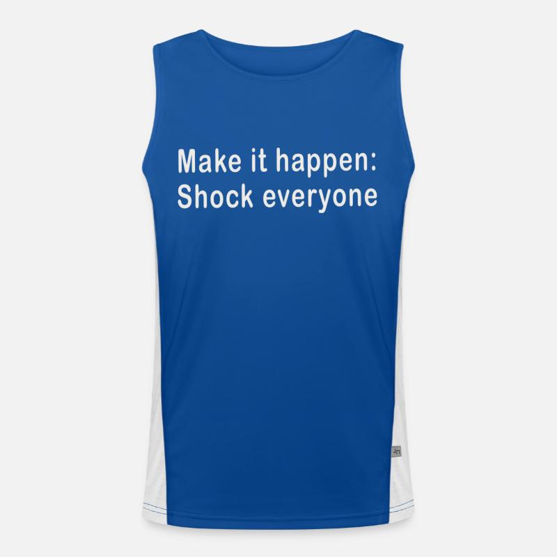 Make it Funktionelles Kontrast-Tank Top für Männer 