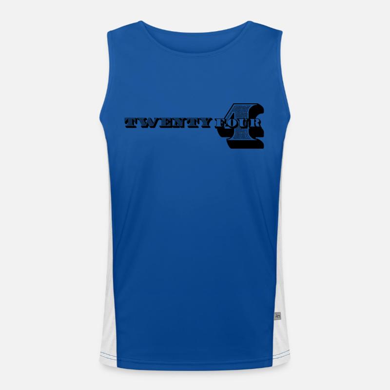 24th Birthday Gift Ideas for Him Men Shirt Men's Functional Contrast Tank Top 