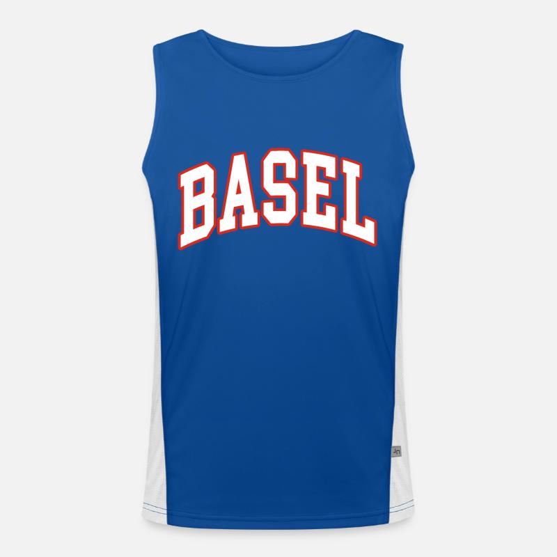 Basel Men's Functional Contrast Tank Top 