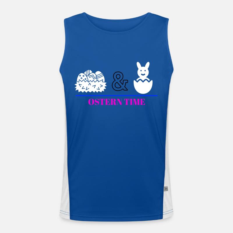 EASTER Men's Functional Contrast Tank Top 