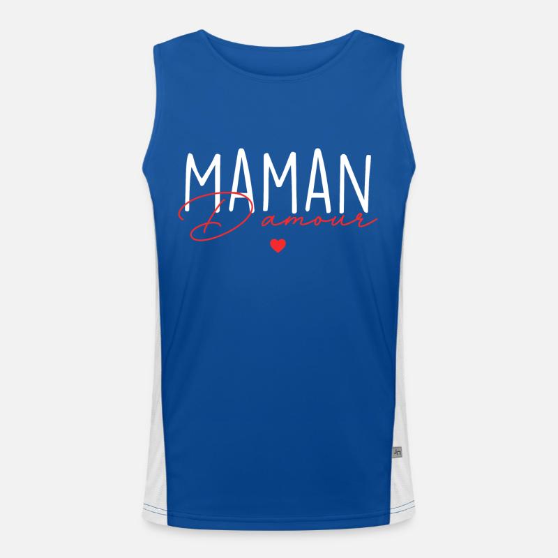 Maman D'Amour Débardeur respirant contrasté Homme 