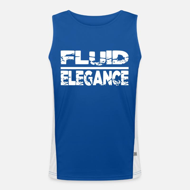 synchronized swimming competitions happy Funktionelles Kontrast-Tank Top für Männer 