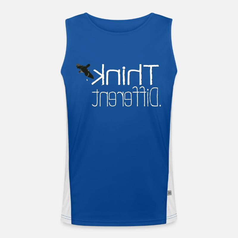 Think Different Funktionelles Kontrast-Tank Top für Männer 