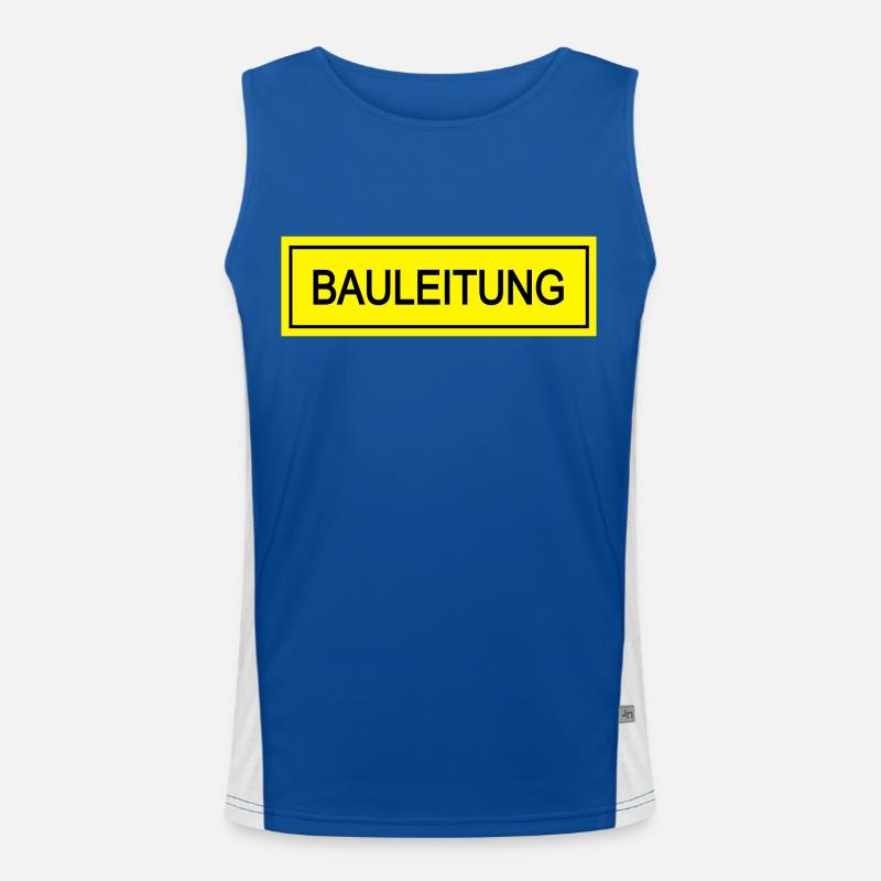 bauleitung Funktionelles Kontrast-Tank Top für Männer 
