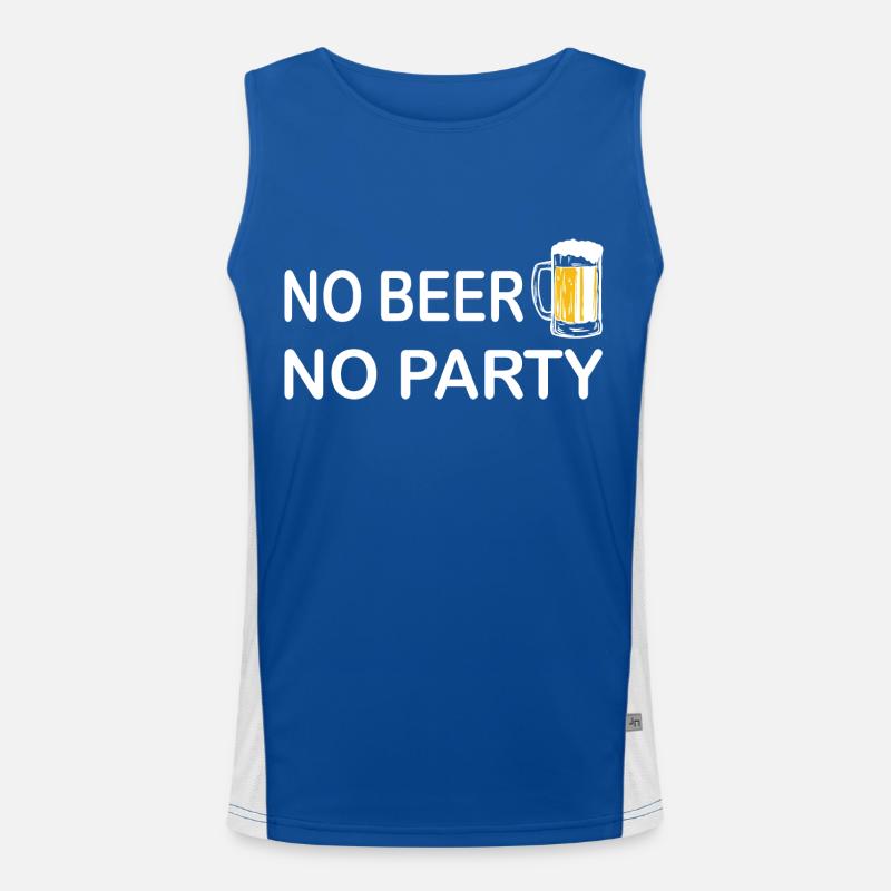 Bier Wein Whiskey Schnaps Alkohol Funktionelles Kontrast-Tank Top für Männer 