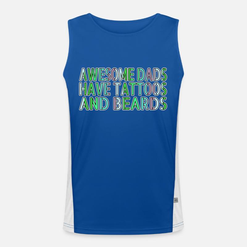 beard accessory store chubby chaser facical hair Funktionelles Kontrast-Tank Top für Männer 