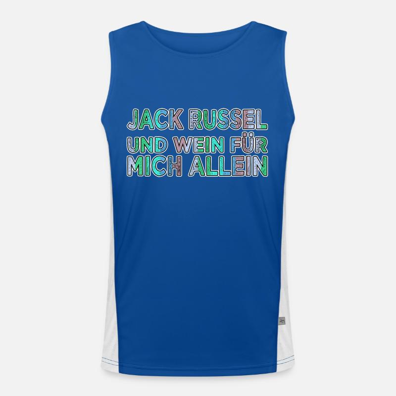 aqua igittigitt geschenk spruch Funktionelles Kontrast-Tank Top für Männer 