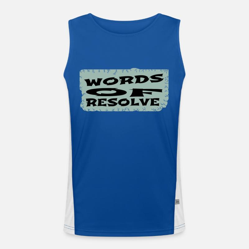 birthday connecting through conversation jokes Men's Functional Contrast Tank Top 