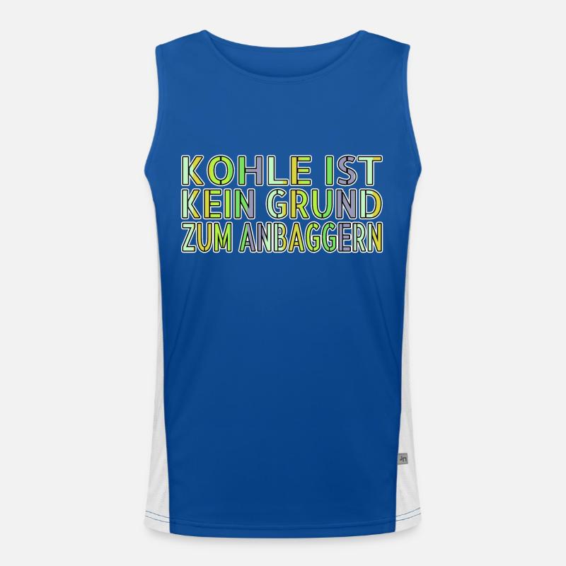 grüne lebensstiltipps geburtstagsgeschenkidee Funktionelles Kontrast-Tank Top für Männer 