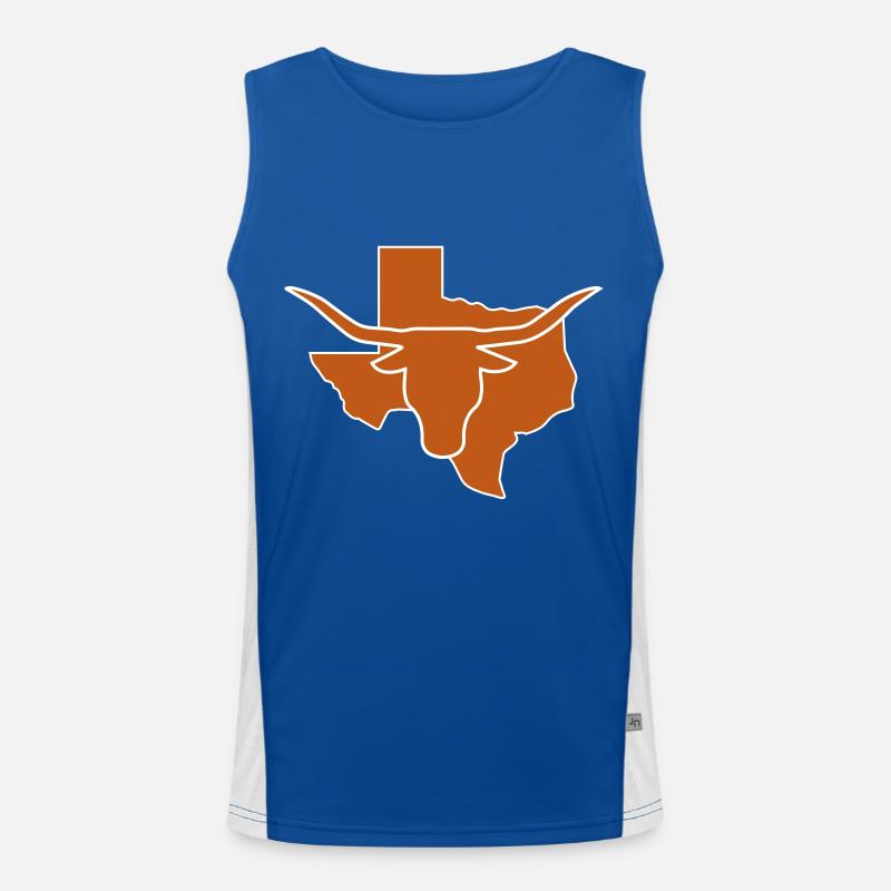 Texas Men's Functional Contrast Tank Top 