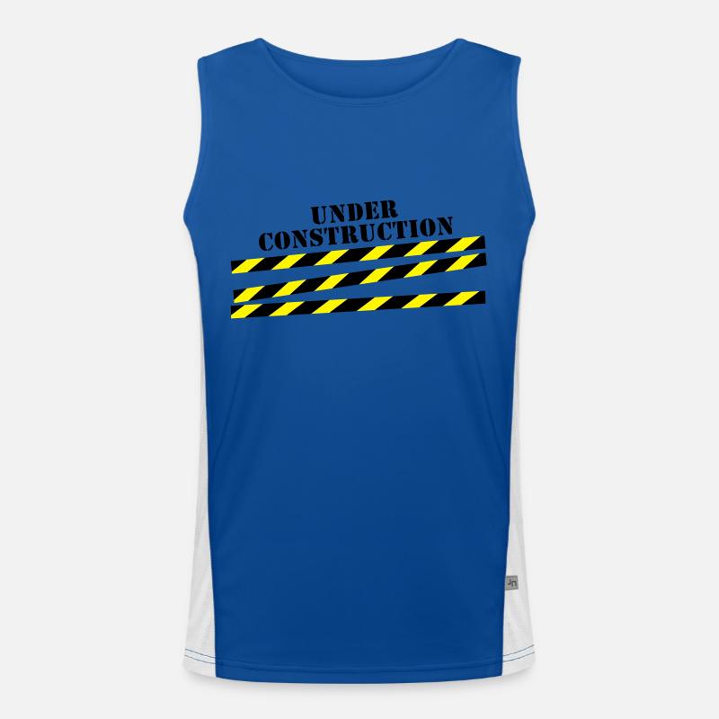 under_construction__f2 Funktionelles Kontrast-Tank Top für Männer 