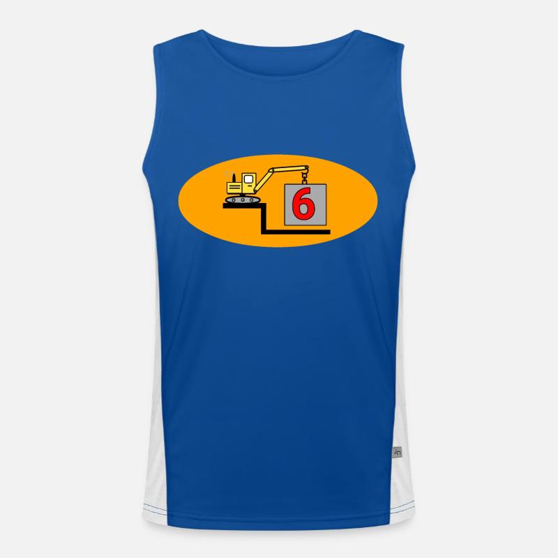Geburtstag Funktionelles Kontrast-Tank Top für Männer 